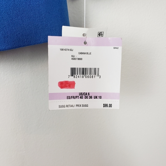 NWT Kasper Cabana blue dress blazer suit lined 6 - Picture 3 of 13